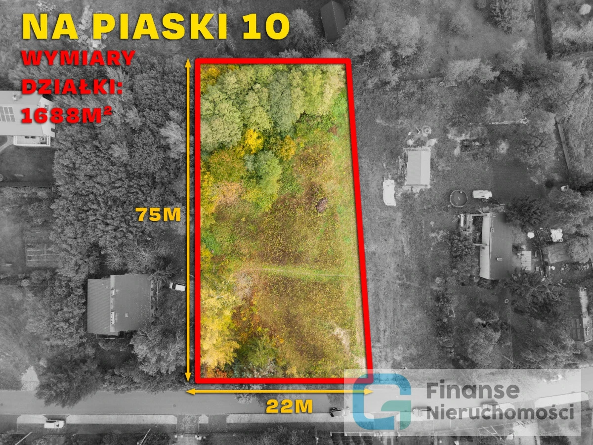 🌿 DZIAŁKA ROLNA Z MOŻLIWOŚCIĄ ZABUDOWY | 1688 m² | NA PIASKI, GM. SKIERNIEWICE