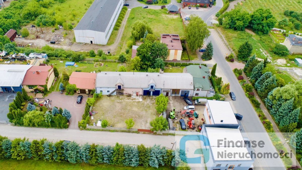🏢 Działka usługowa z budynkiem magazynowo-usługowym i częścią mieszkalną | 1240 m² | Biała Rawska