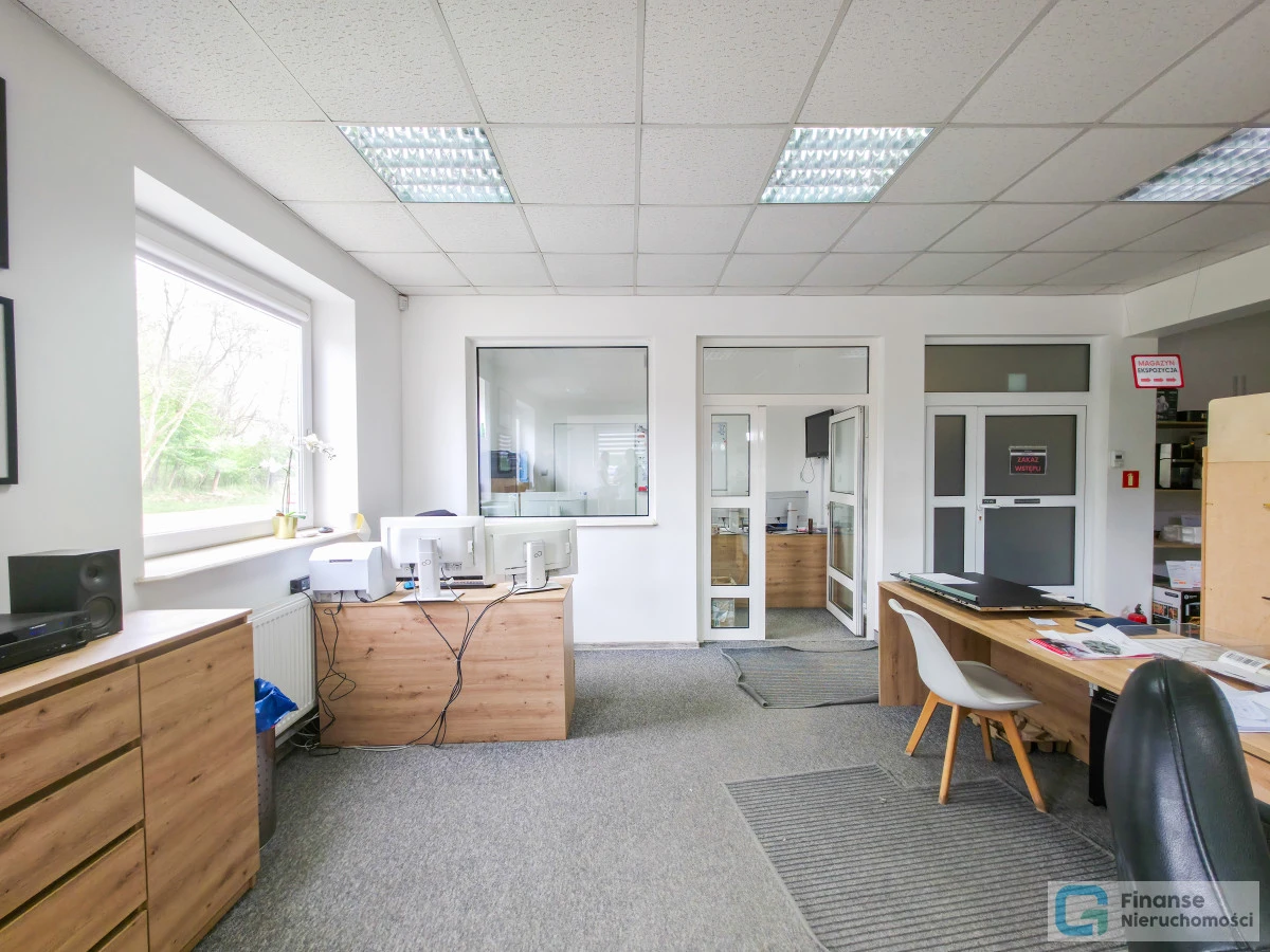 🏭 MAGAZYN + POWIERZCHNIE BIUROWE NA WYNAJEM | 810 m² MAGAZYNU | 540 m² BIUR | DZIAŁKA 11 309 m² | DUŻY TEREN OPERACYJNY